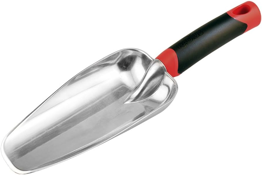 15611 Dig Aluminum Hand Scooper, Red | Gardening Trowels Gardening Hand Tools Gardening Trowels