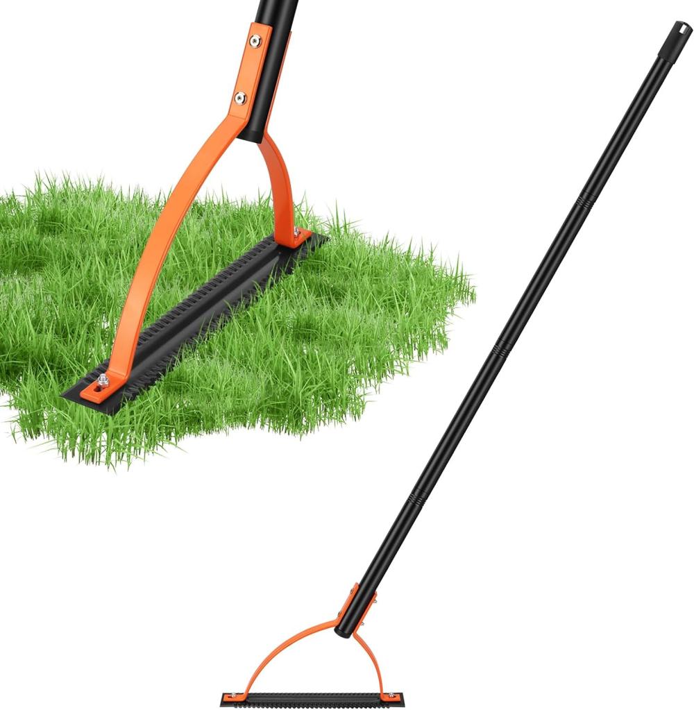 60 Inch Weed Grass Cutter With Double-Edged Serrated Sharp Steel Blade,Manual Weed Whacker, Stand Up Heavy Duty With Long Handle For Overgrown Weeds Yard | Manual Weeders Gardening Hand Tools Manual Weeders