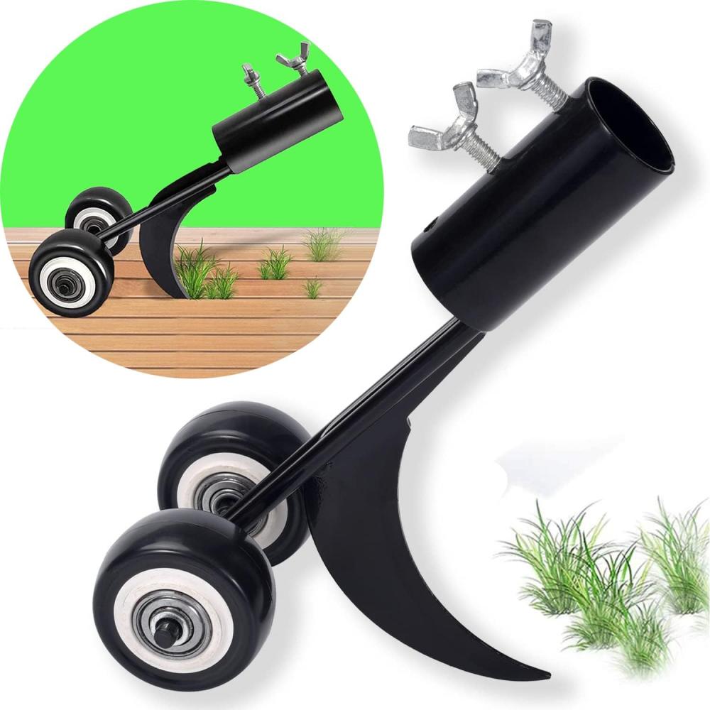 Crevice Weeding Tools With Wheels, Stand Up Weeding Tools For Garden Patio Backyard Lawn Sidewalk Driveways Weeds. | Manual Weeders Gardening Hand Tools Manual Weeders