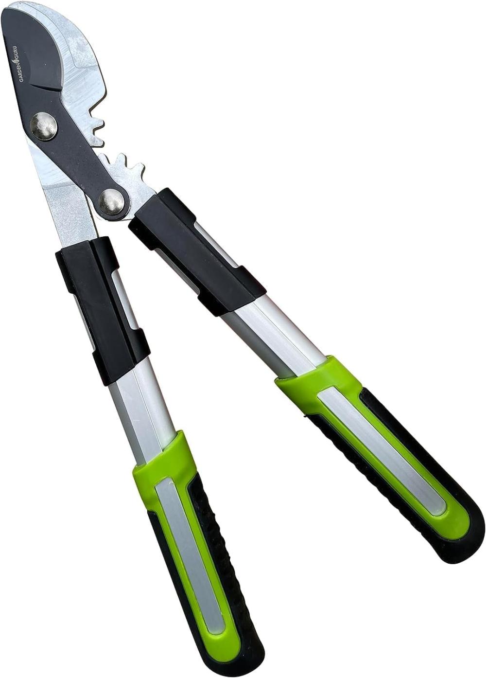 Garden Guru Bypass Loppers Tree Trimmer Clipper – 3X Cutting Power Gardening Loppers Pruning Shear -Comfort Grip Handles -High Carbon Steel Blade – Heavy Duty Branch Cutter –Cut Thick Branches W Ease | Hand Loppers Gardening Hand Tools Hand Loppers