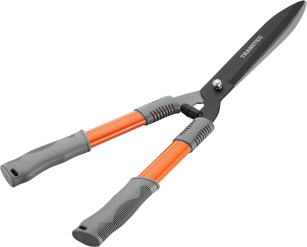 Garden Hedge Shears, Manual Hedge Clippers For Shaping Shrubs And Trimming Bushes. Hedge Clippers & Shears Made With Durable Carbon Steel Blades, Shock-Absorbing Bumpers And Comfort Grips. | Gardening Shears & Scissors Gardening Hand Tools Gardening Shears & Scissors