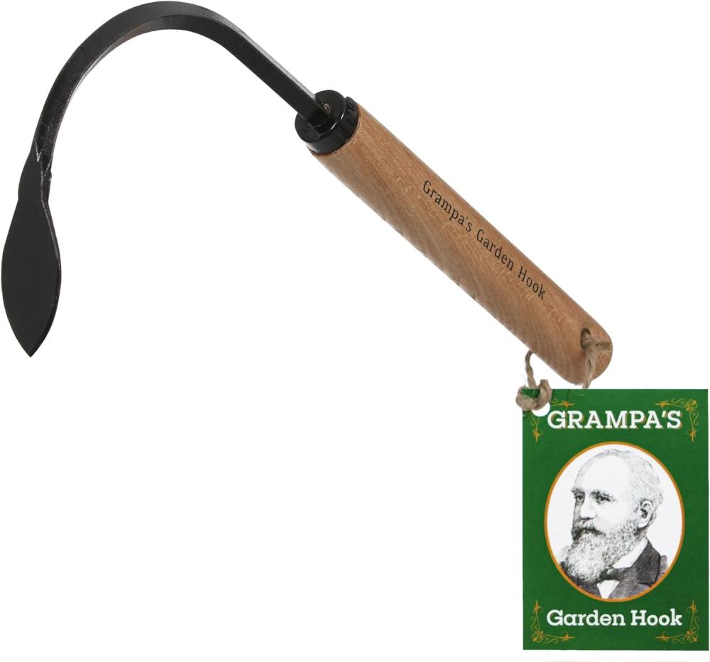 Grampa’S Garden Hook – Weed Puller Tool & Gardening Hand Cultivator – Versatile Tool That Functions As A Cultivator, Hand Tiller, Weeder, & Edging Tool – Lightweight & Durable To Use | Manual Weeders Cultivators & Tillers Cultivators & Tillers