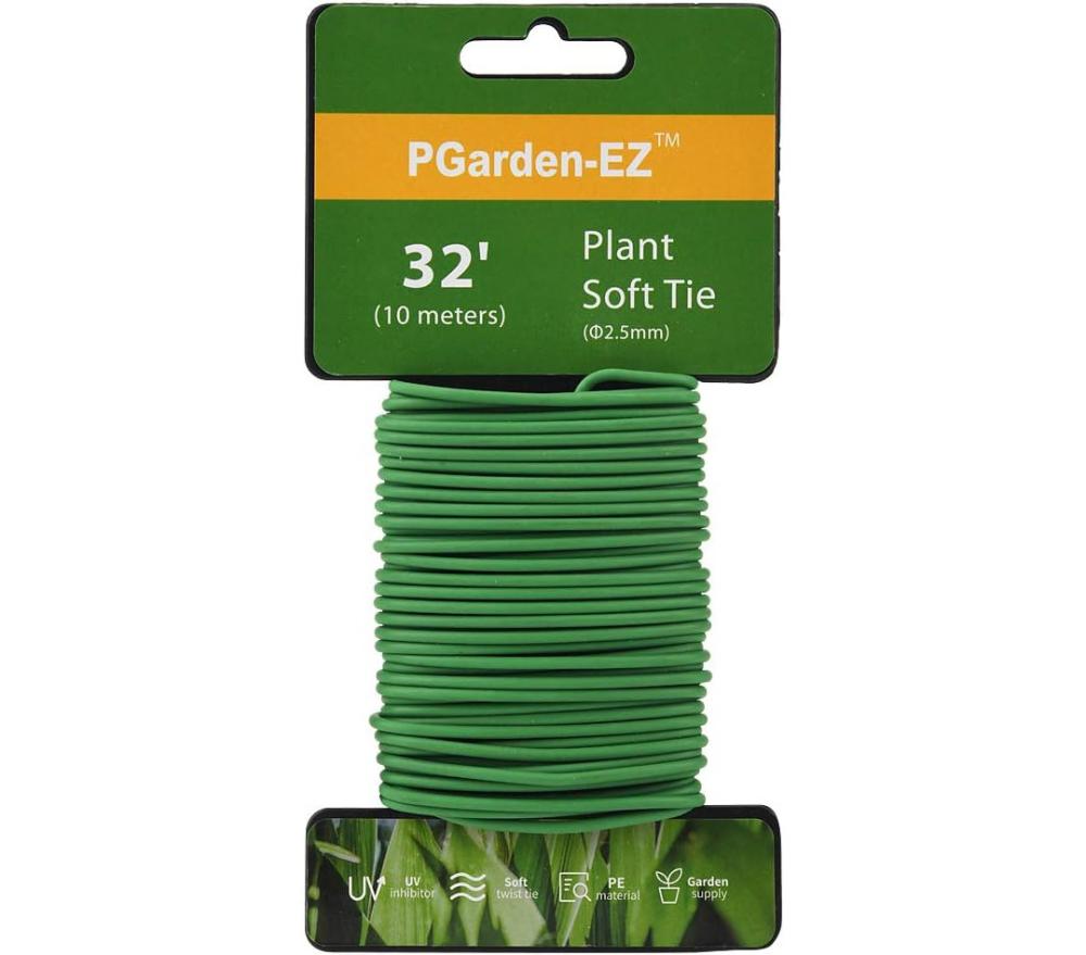 Plant Ties – 32.8Ft Soft Twist Ties Green Tpr Garden Ties Supply, For Supporting Plants Tomatoes Office Home Organizing | Garden Twine & Twist Ties Garden Twine & Twist Ties Garden Twine & Twist Ties