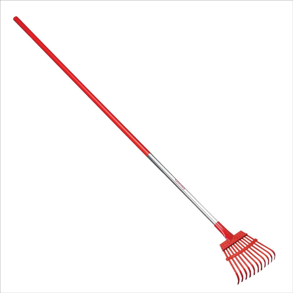 Rk 62060 Fixed Tine Shrub Rake, Aluminum Handle, 8-Inch Wide | Rakes Gardening Hand Tools Rakes