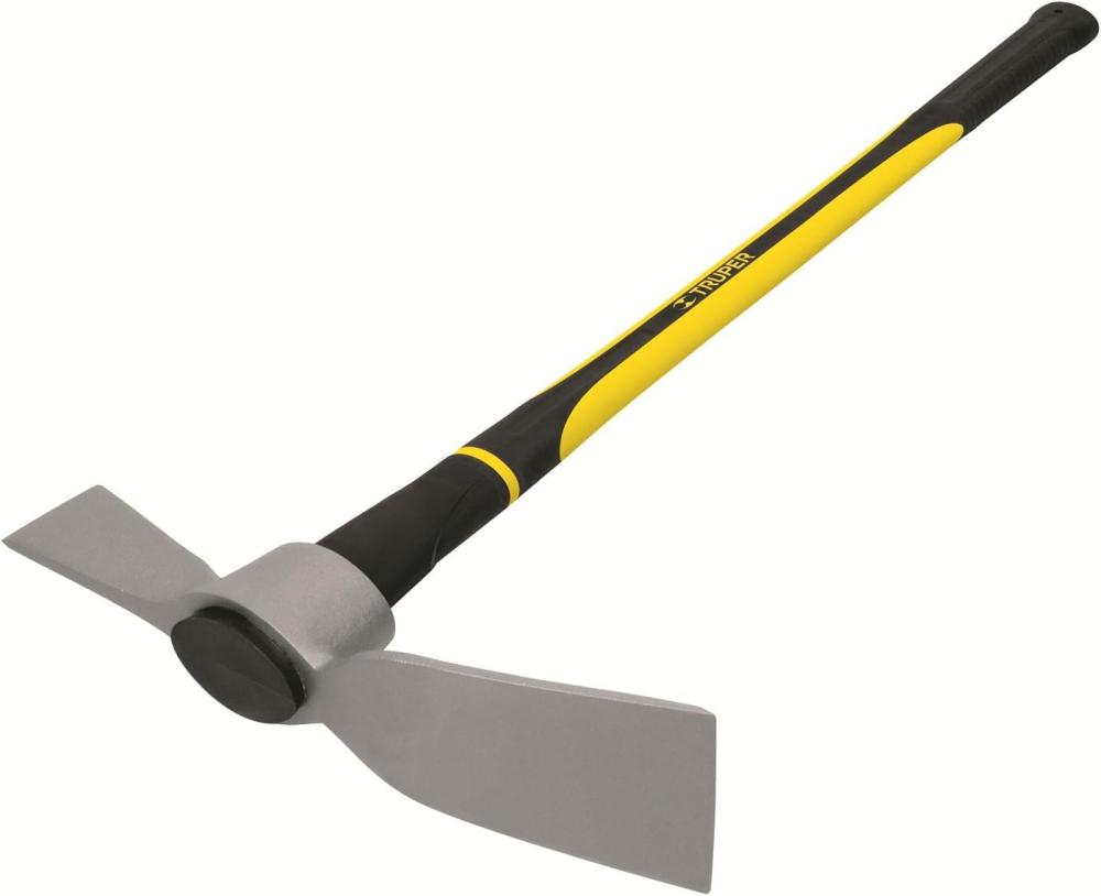 Truper Cutter Mattock Pick Axe – Pickaxe 5 Lb Steelhead With 36-Inch Fiberglass Handle – Pick Axes For Digging – 31638 | Gardening Picks Gardening Hand Tools Gardening Picks