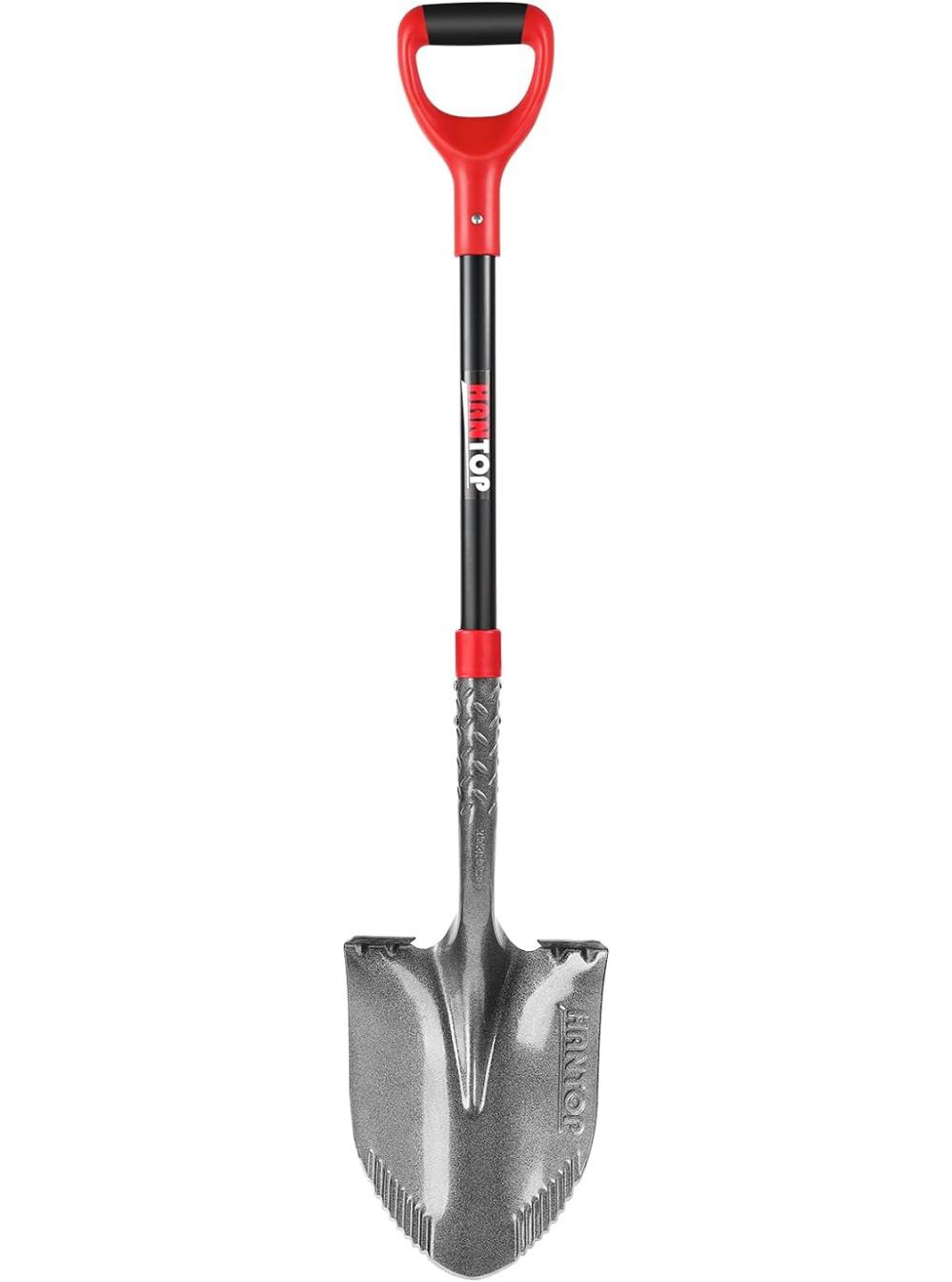 Digging Shovel Round Garden Shovel Heavy Duty Trenching Shovel For Gardening, Landscaping, Construction, 43 Inches | Gardening Shovels Gardening Hand Tools Gardening Shovels