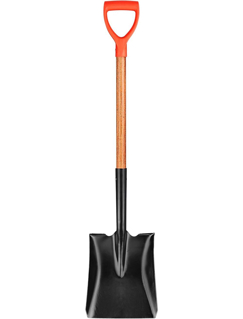 Square Digging Shovel, Hardwood Handle, D-Grip, Gardening Shovel, Snow Shovel | Gardening Shovels Gardening Hand Tools Gardening Shovels